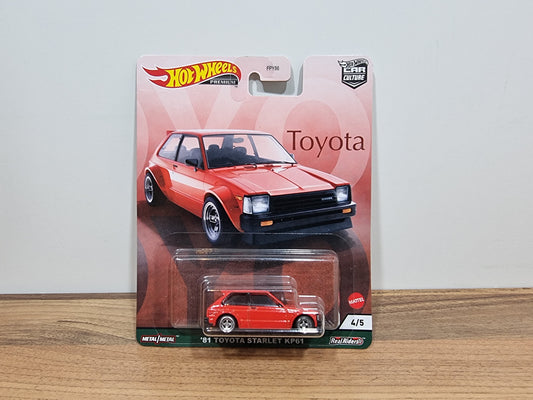 Hot Wheels '81 Toyota Starlet KP61