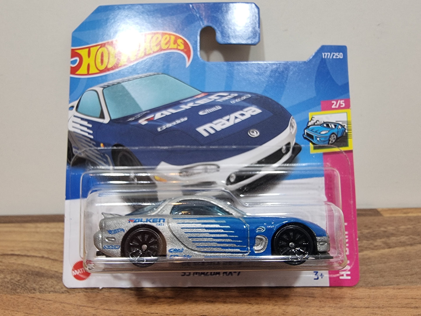 Hot Wheels '95 Mazda RX-7 (Bad Card)