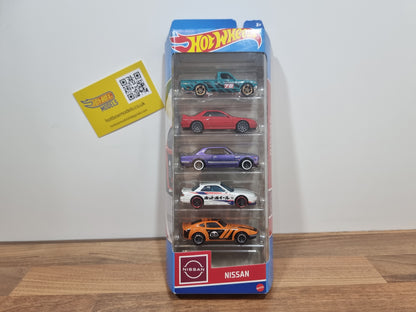 Hot Wheels Nissan 5 Pack