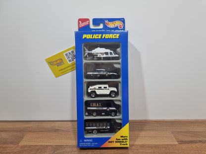 Hot Wheels Police Force 5 Pack