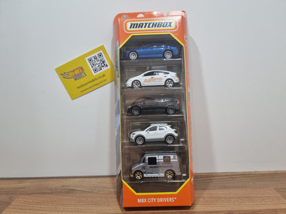 Matchbox MBX City Drivers 5 Pack